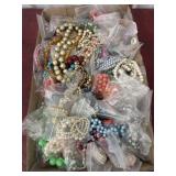 Beaded necklaces, bracelets and earrings etc