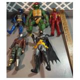 Ninja turtle Batman, Iron Man, and more.