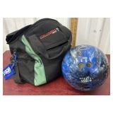 Bowling ball and bag