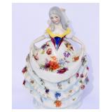 Victorian Lady Vase. Early Goebel Porcelain