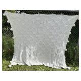 Super Soft chenille blanket- measures 60"x80"