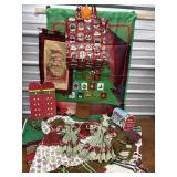 Christmas! Flag, apron, towels, great advent