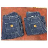 2 Carhartt Dungaree for 36/30 pants