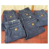 5 Carhartt relaxed fit 36x32 pants *appear new