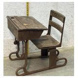 School Desk- needs refinishing