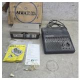 Vintage Tape recorder and scanner Located bldg