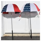 Pair of Golf Club Umbrellas