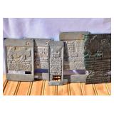 Antique Letterpress Printing Plates-early