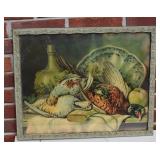 Antique Victorian Oil Print by Sten Gunnar