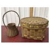 2 Woven Baskets