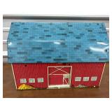 Fantastic Tin Barn. Great shape. Has sliding door