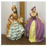 Goebel fashion figures- ladies w/ hats & flowers
