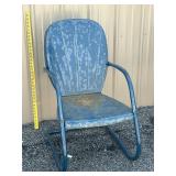 Dark Blue Spring Chair
