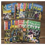EC comic books- mostly horror, supernatural
