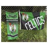 Boston Celtics nylon banners