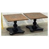 Pair of Hitchcock End Tables 20/20/16