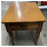 One Drawer End Table