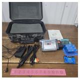 Canon zr80 camcorder with tapes and case