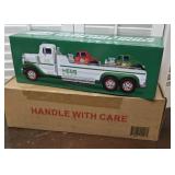 Hess Flatbed Toy Truck with Hot Rods - New in