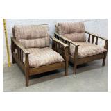 Oak Patio Chairs (2)