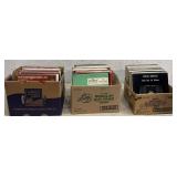 3 Boxes of Record Albums- various Artistï¿½s- pick
