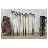 Golf Clubs w/ 2 Bags