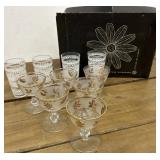 Vintage styles by Libby Hostess Glassware. Plus 4