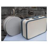 2 Pcs. Vintage Luggage, Suitcase Measures 21'