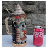 Zoller & Born Western Germany Lidded Beer Stein