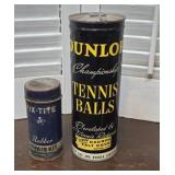 Advertising - Dunlop sealed tennis balls & tire