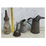 Oil Bottle & Oil Cans - shipping not available