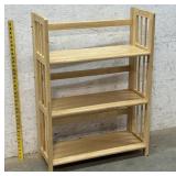 3 Tire Folding Bookshelf 28/12/38