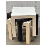 Retro Nest of Tables (fiberglass) 16/16/16