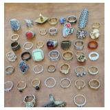 Costume jewelry rings