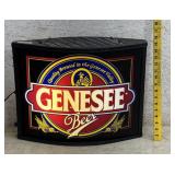 Genessee Beer Advertising Hanging Sign - double