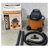 Ridgid 6 Gallon Wet/Dry Vac - like new