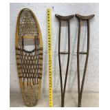 Snowshoe & Childï¿½s Crutches