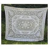 Off-white Lace Tablecloth Aprx 63x76 - Found In