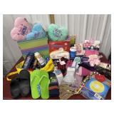 New in packaging Personal care, socks, toys, etc.