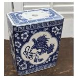 Chinese Porcelain Foo Dog Opium Pillow Incense