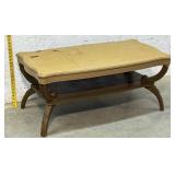 Carved Leg Coffee Table - Great re-purpose project