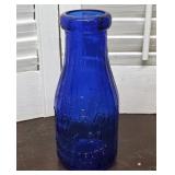 Liberty Milk Co. Buffalo NY Cobalt Blue Pint milk