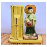 Shawnee Pottery Bamboo-Chinaman Vase