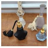 Perfume bottles 4 ground top