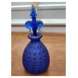 Signed Blown glass perfume bottle
