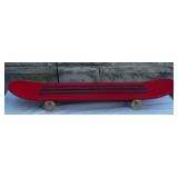 Skateboard Wall Shelf 31' long 8' wide