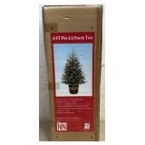 4 ft Pre-Lit Porch Tree - pick up in building 2 -