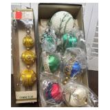 Vintage Christmas Push Pin Bead Sequin Tree