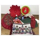 Christmas tree skirts. Christmas Story Throw.