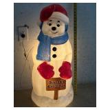 SnowMan Light Up Blowmold - pick up in building 2